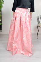 Gonna lunga tessuto jacquard LANACAPRINA