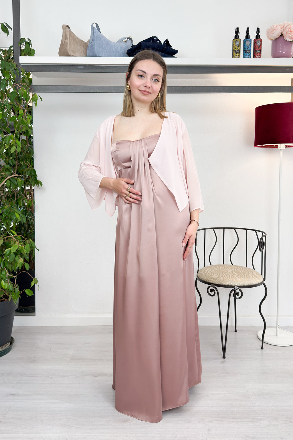 Coprispalle in georgette EMME