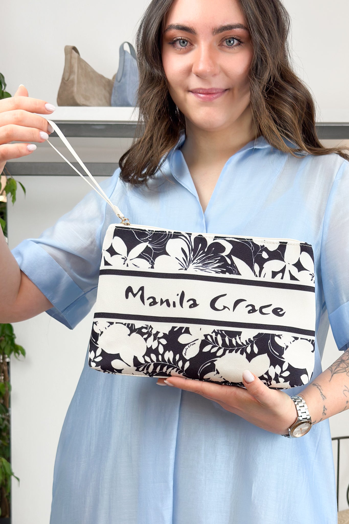 Pochette canvas MANILA GRACE