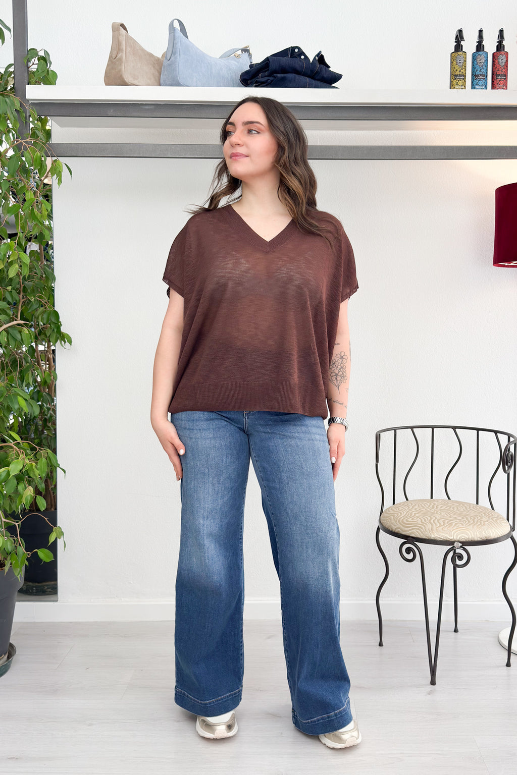 Maglia scollo a V KAOS