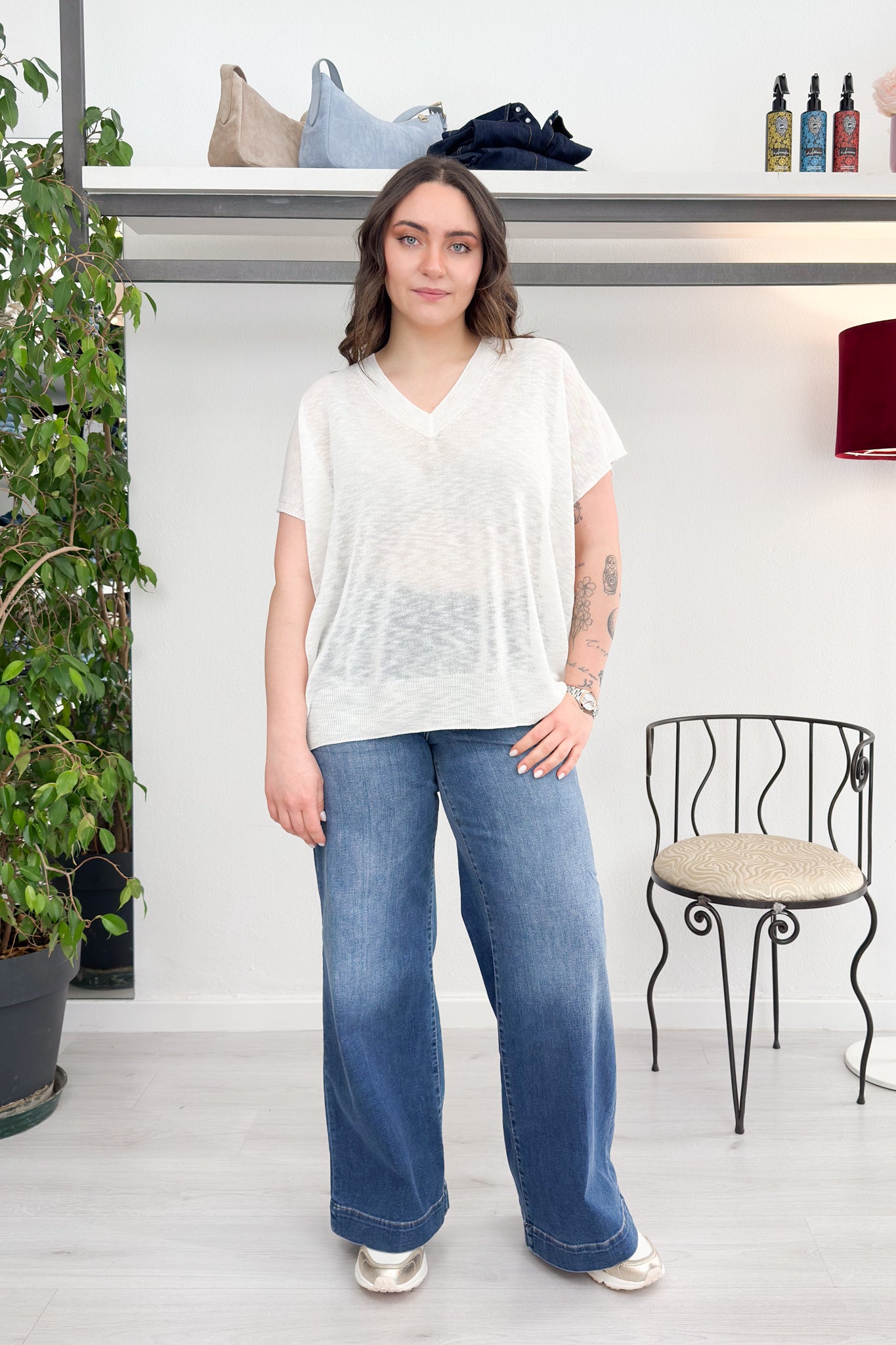 Maglia scollo a V KAOS