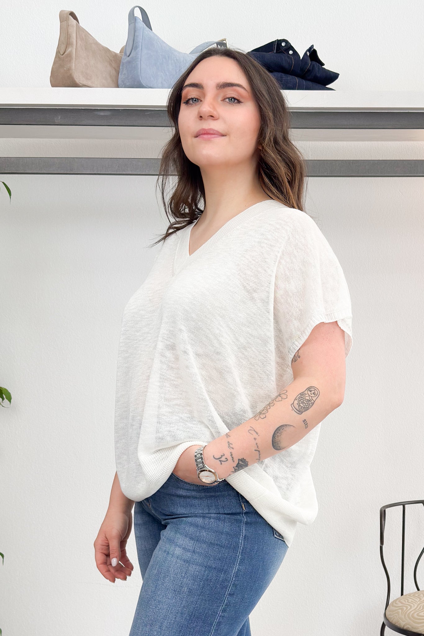 Maglia scollo a V KAOS