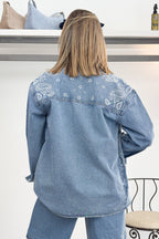 Camicia in denim con ricami bandana LIU JO