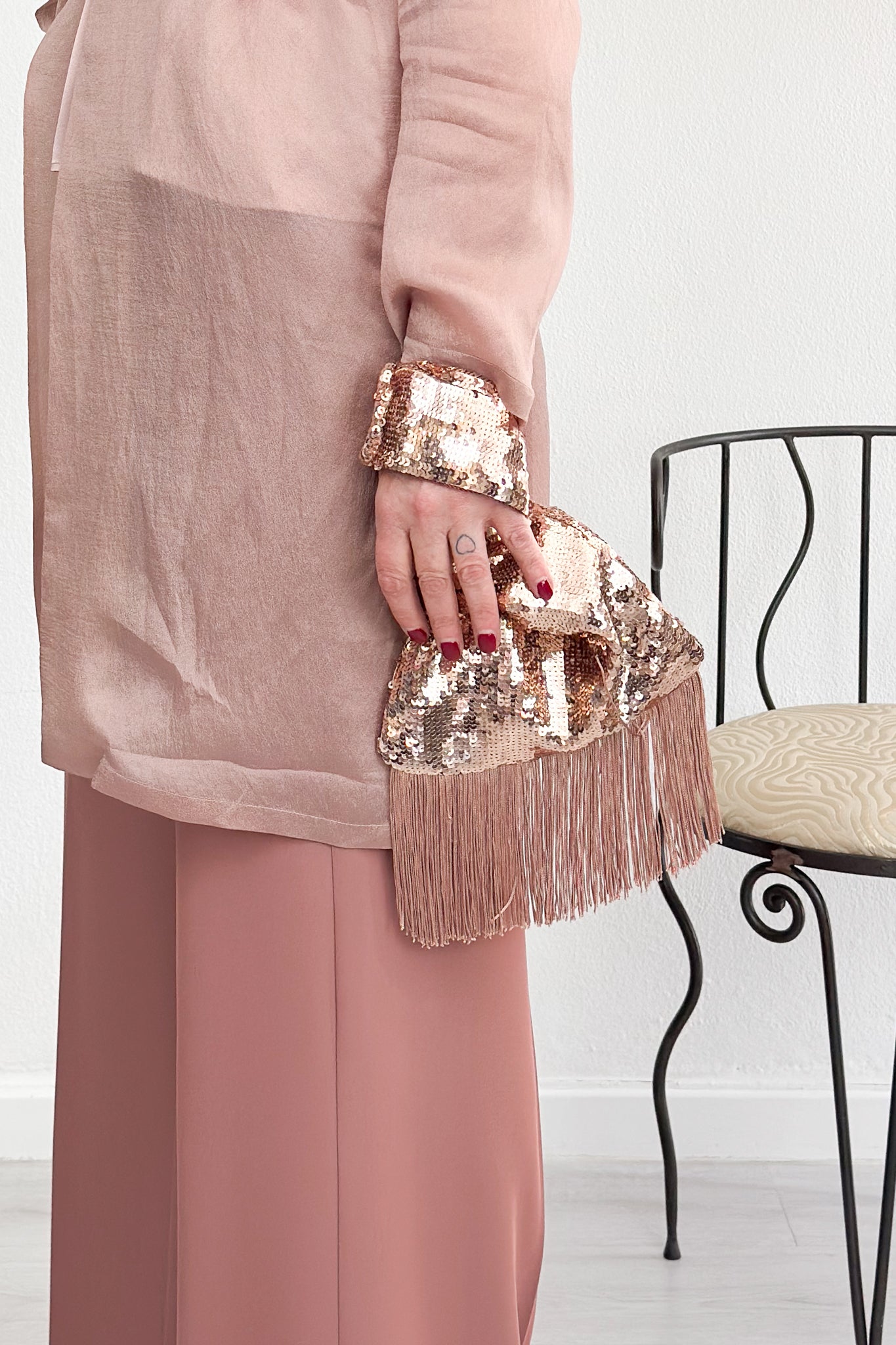 Pochette con paillette EMME
