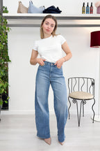 Jeans palazzo elasticizzato KAOS