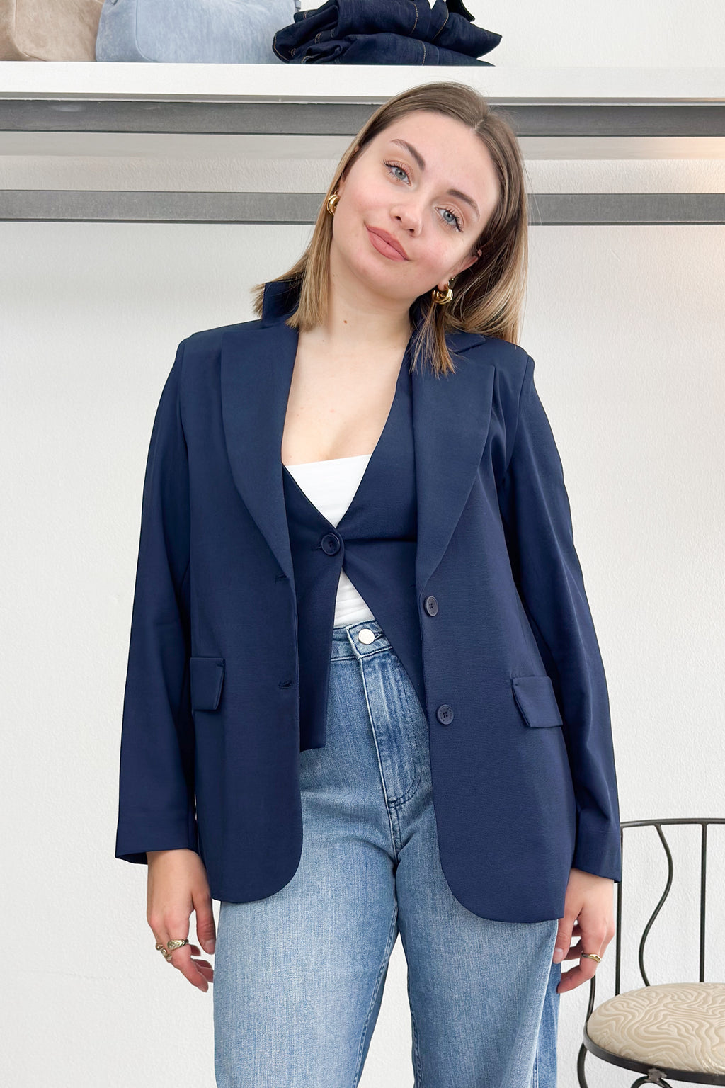Blazer ramiè misto lino KAOS
