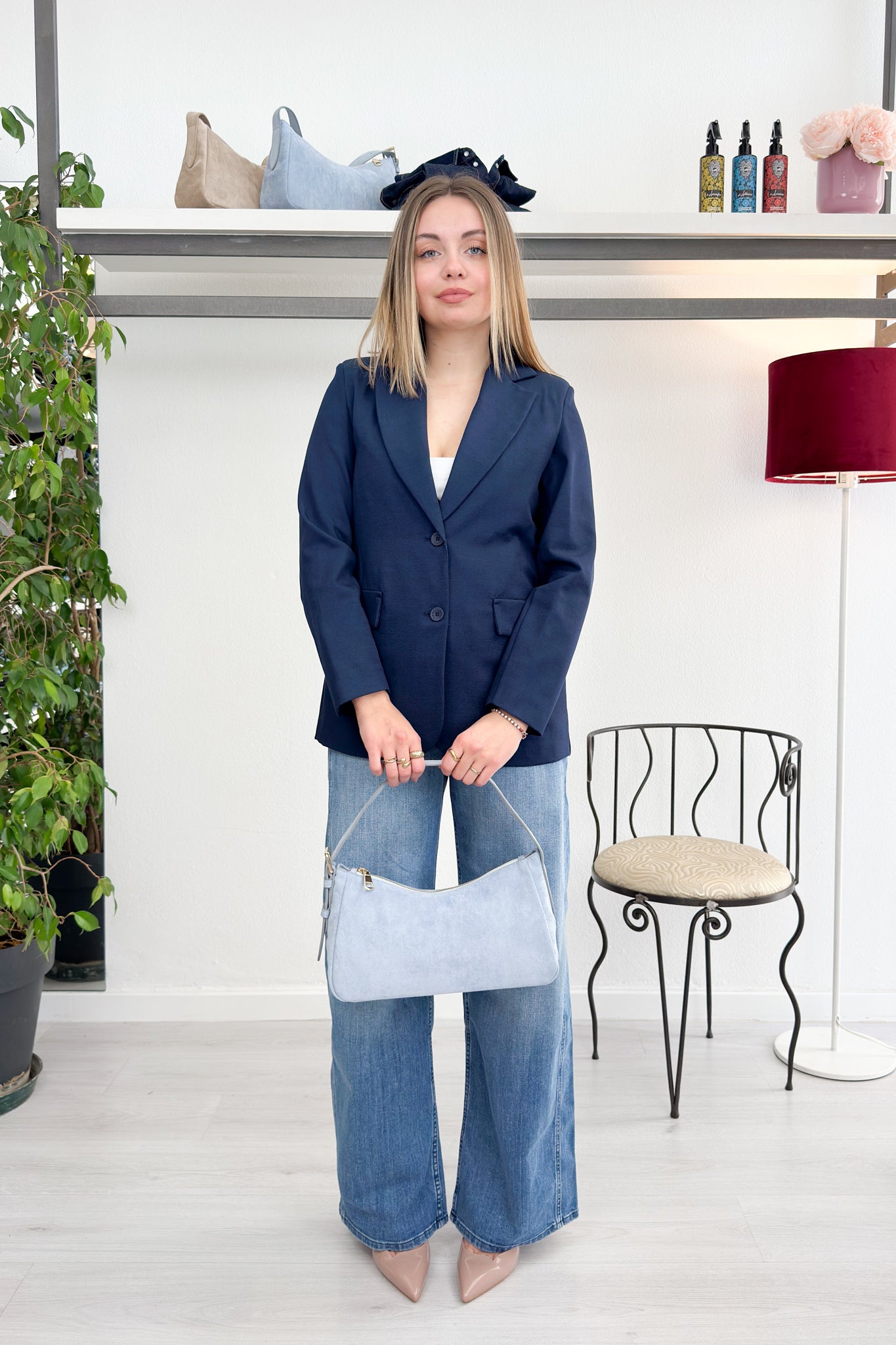 Borsa in suede EMME