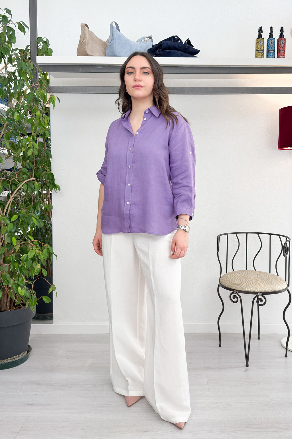 Camicia in puro lino EMME