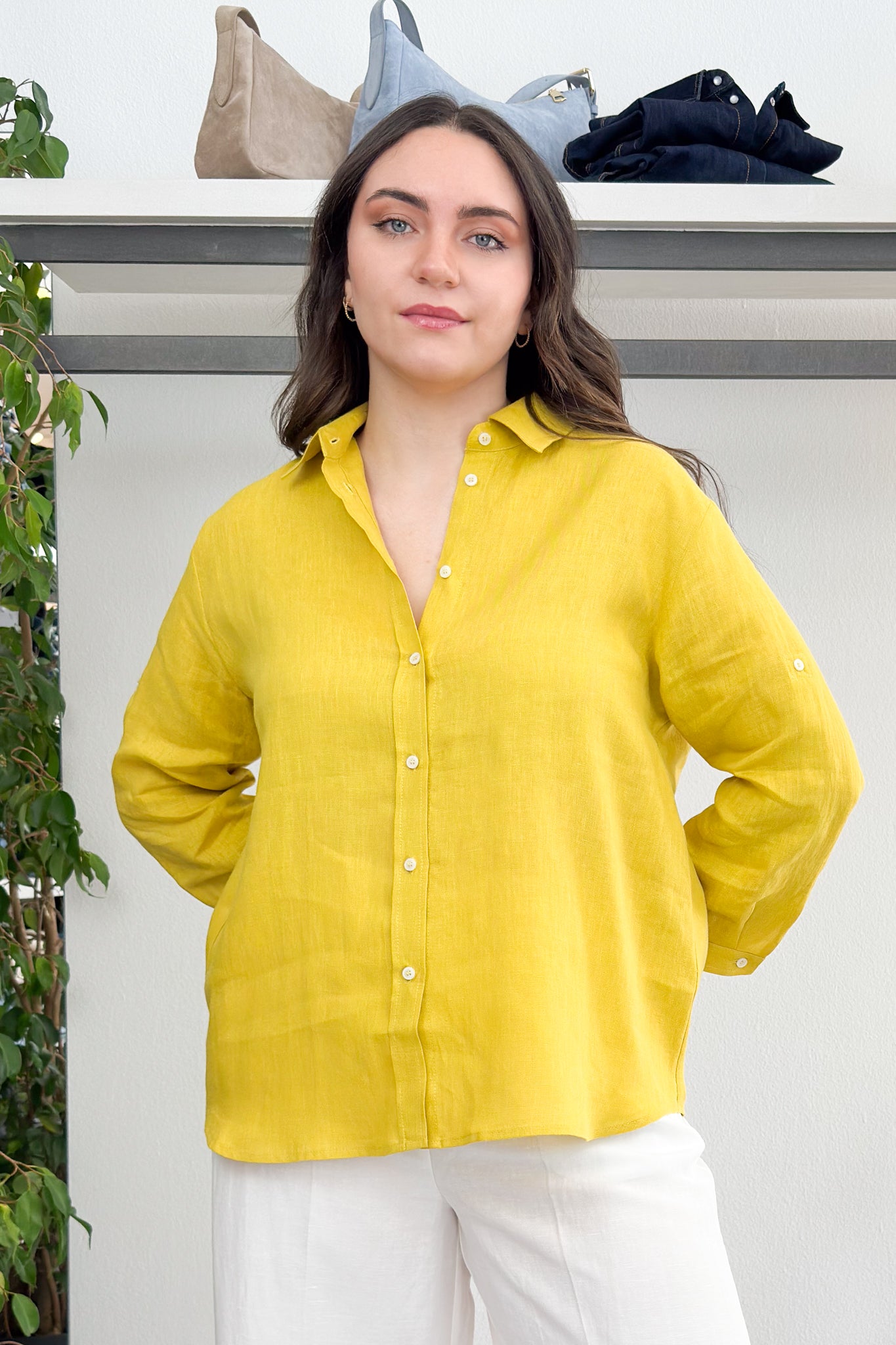 Camicia in puro lino EMME