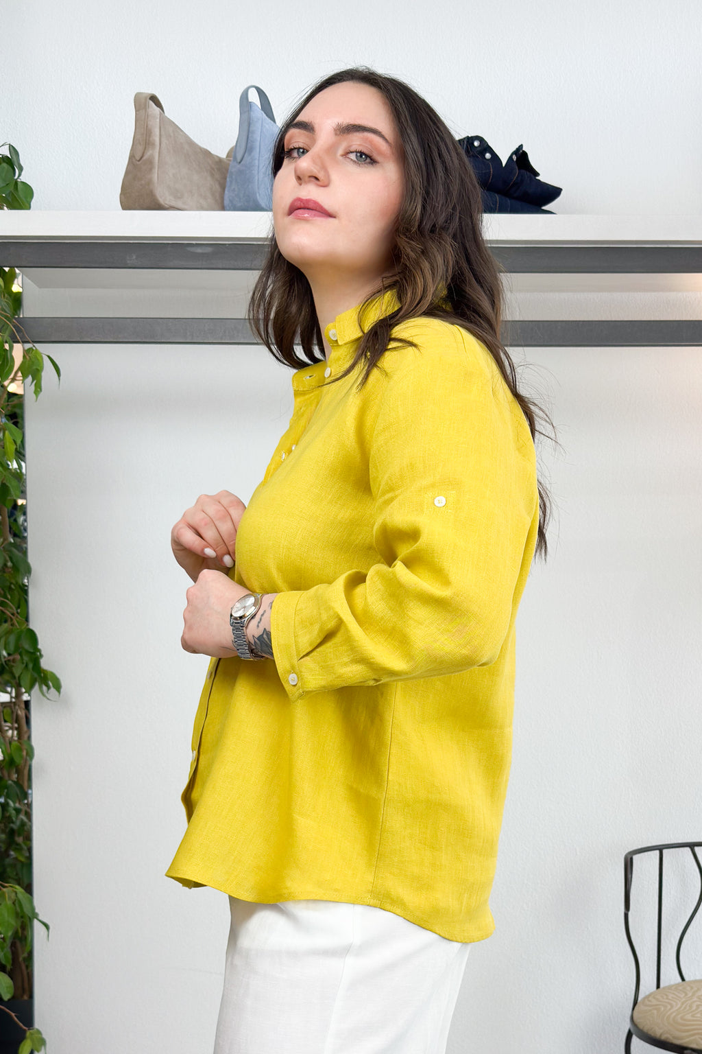 Camicia in puro lino EMME