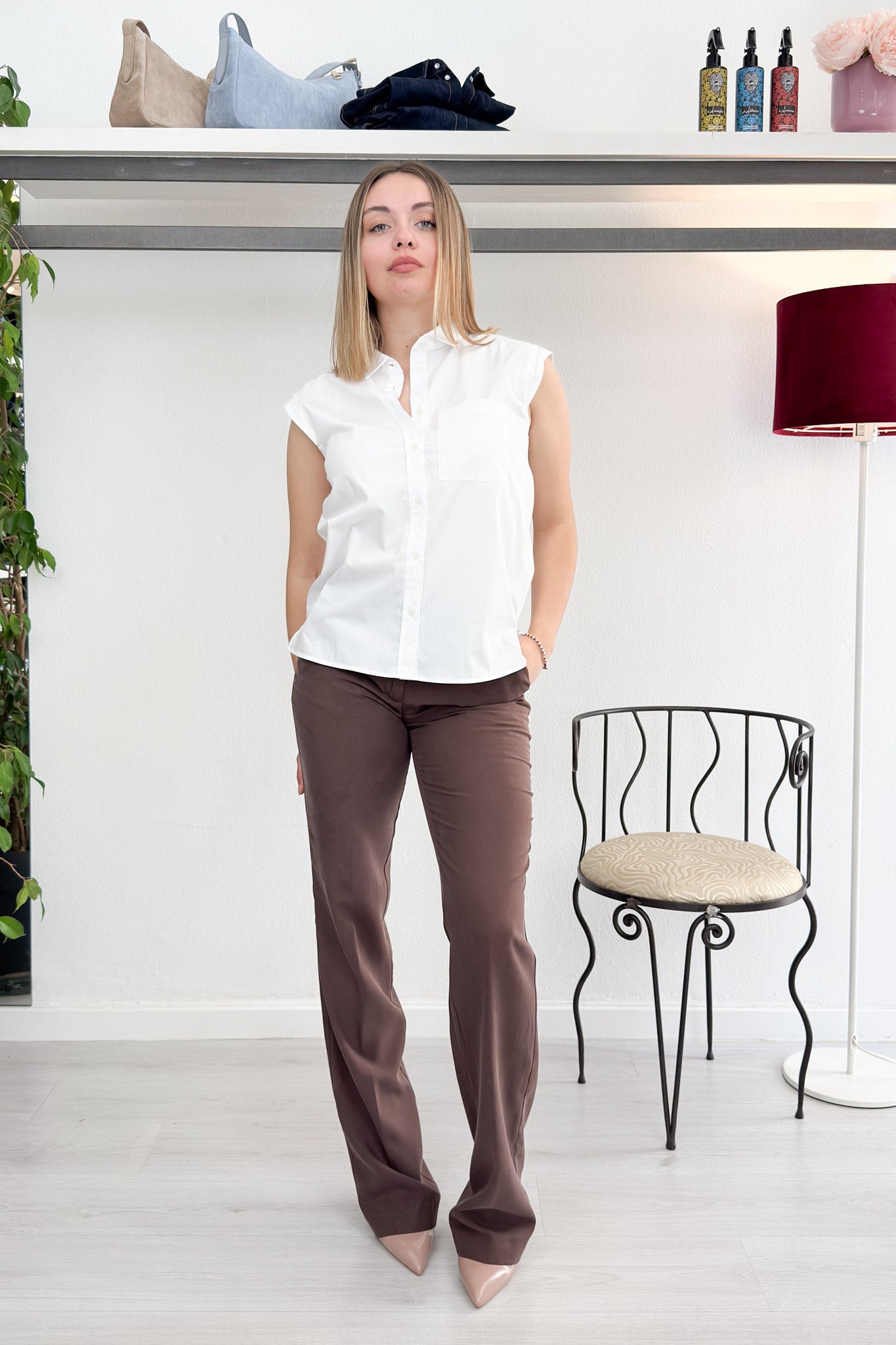 Pantalone flare KAOS