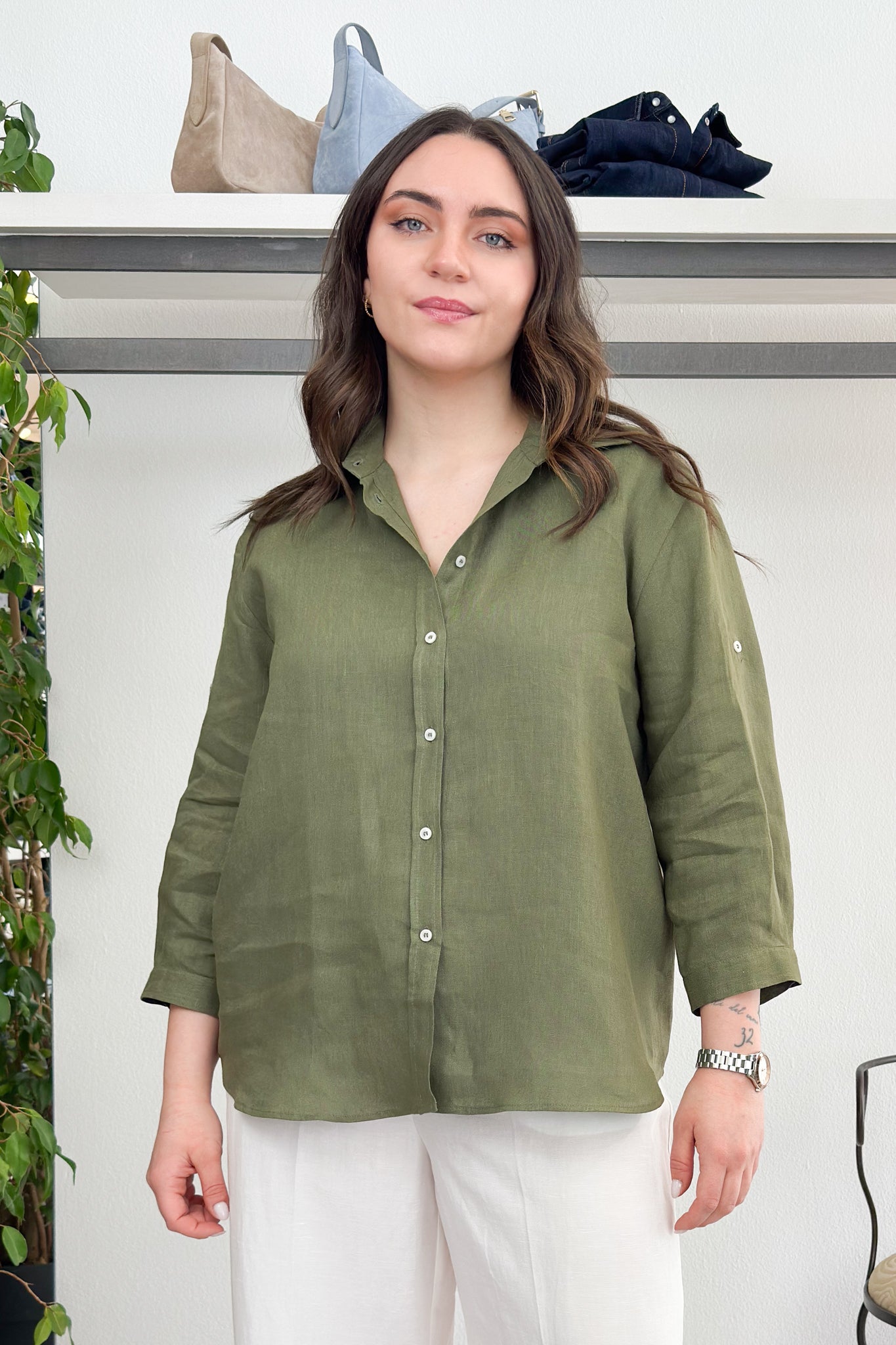 Camicia in puro lino EMME
