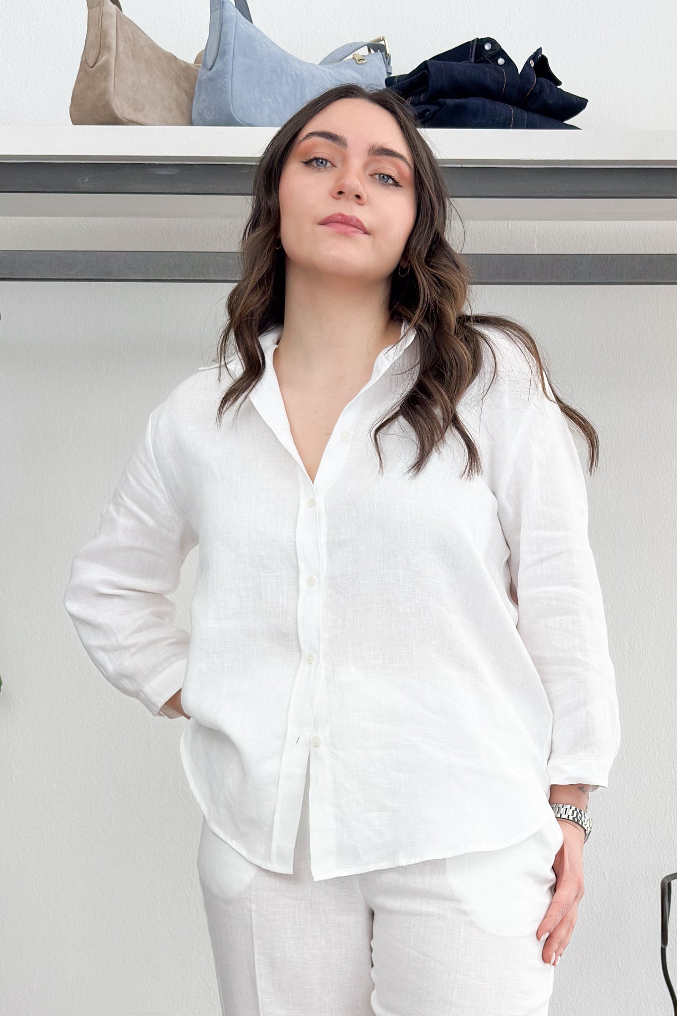 Camicia in puro lino EMME