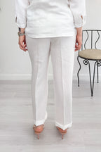 Jogger in tela di lino EMME