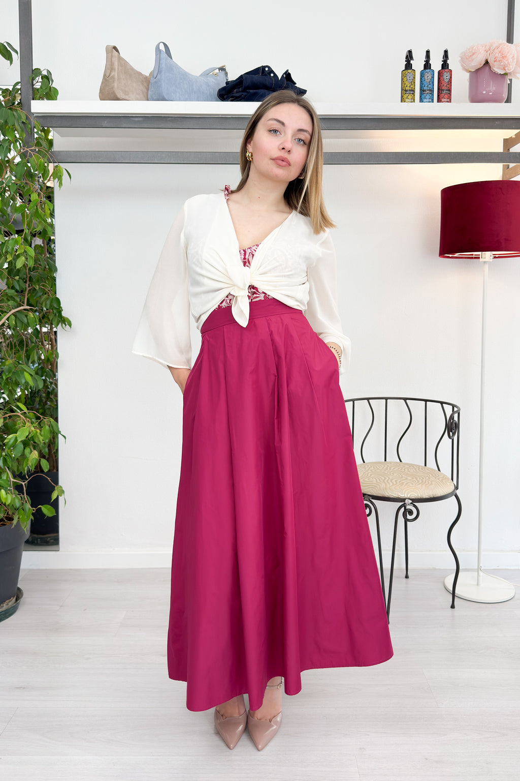 Coprispalle in georgette EMME