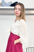 Coprispalle in georgette EMME