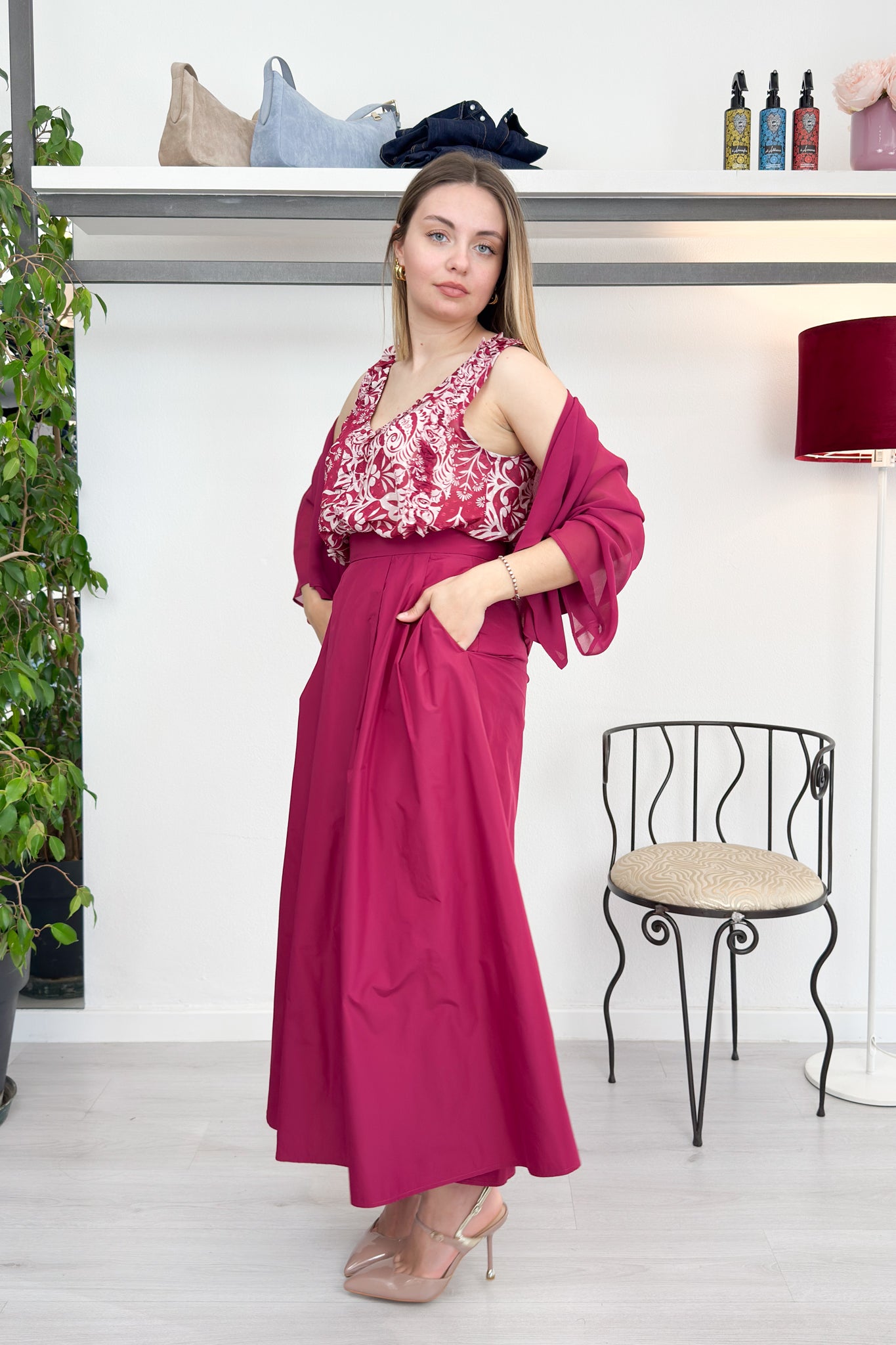 Coprispalle in georgette EMME