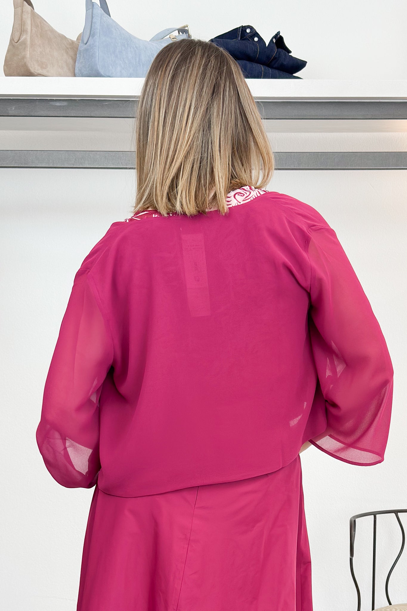 Coprispalle in georgette EMME