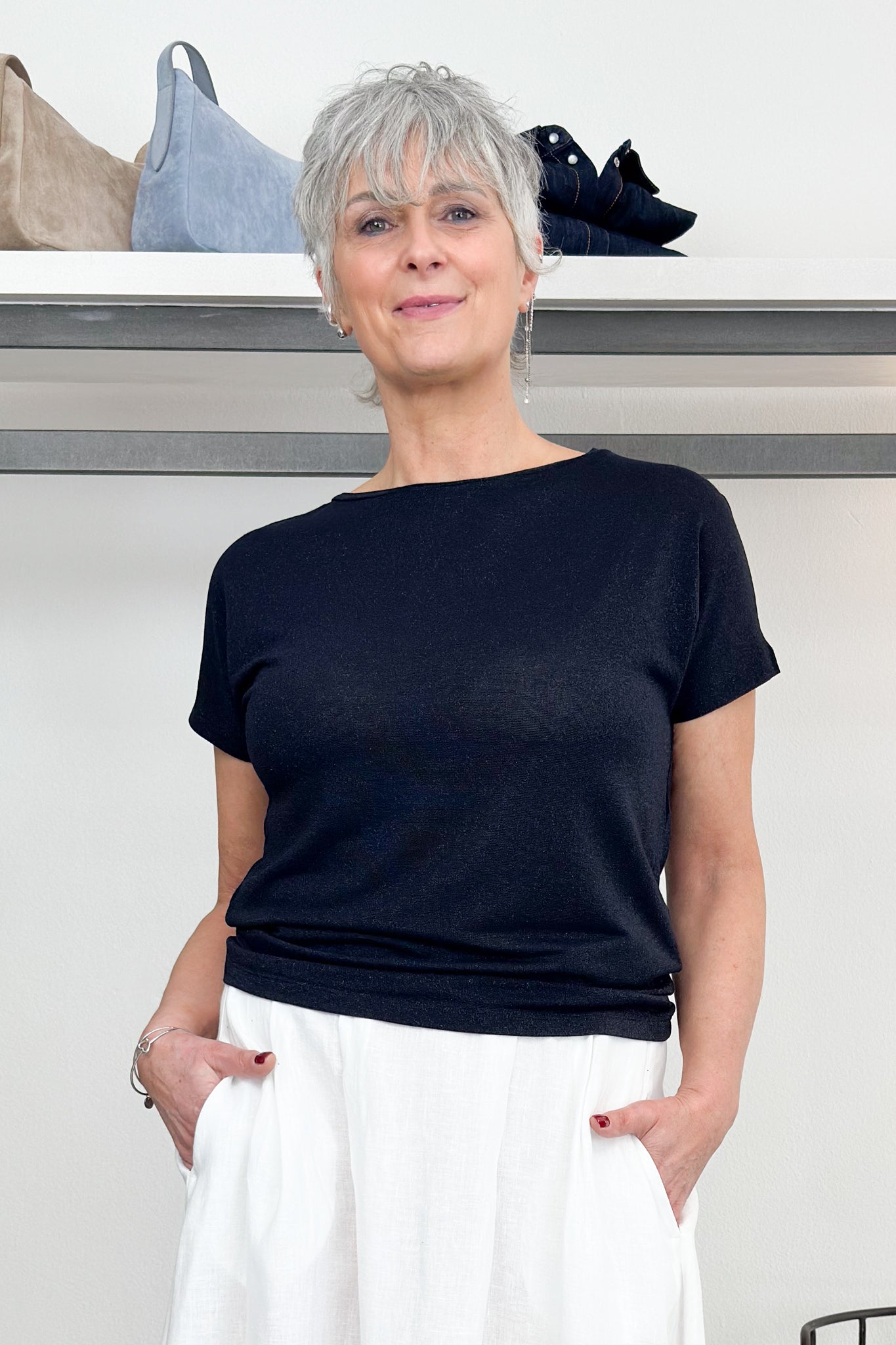 T-Shirt in lurex EMME