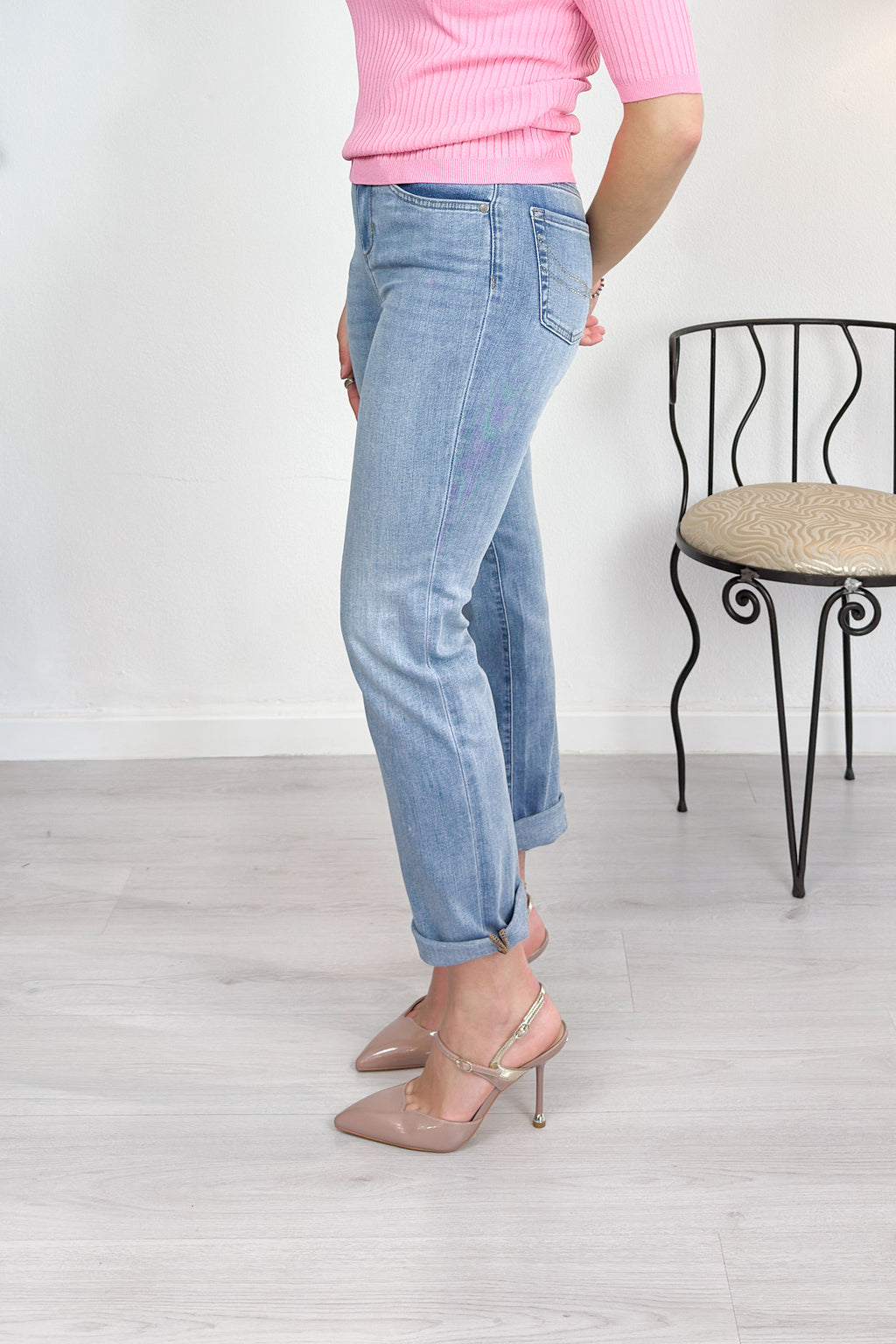 Jeans straight cropped LIU JO