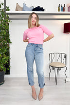Jeans straight cropped LIU JO