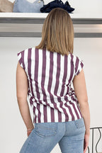 Camicia smanicata in popeline EMME