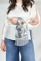 Pochette con paillette EMME