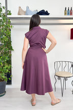 Abito chemisier in popeline EMME