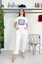 Pantalone baloon in popeline KAOS