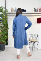 Giacca lunga in denim LANACAPRINA