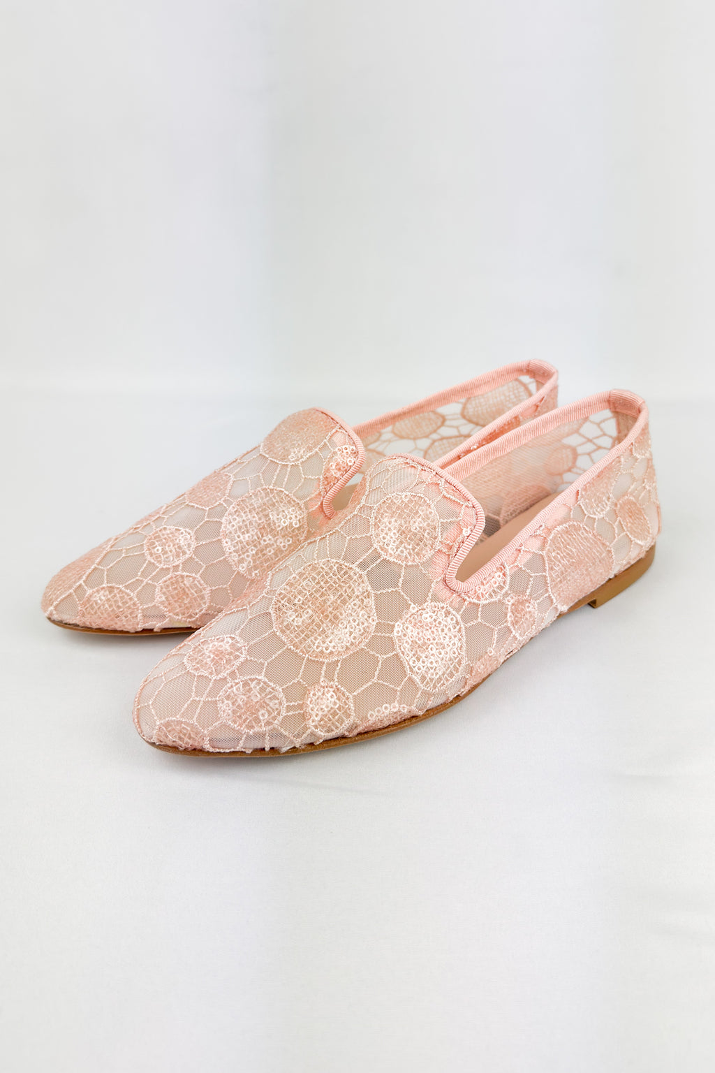 Ballerine in pizzo con paillettes BALLERINA