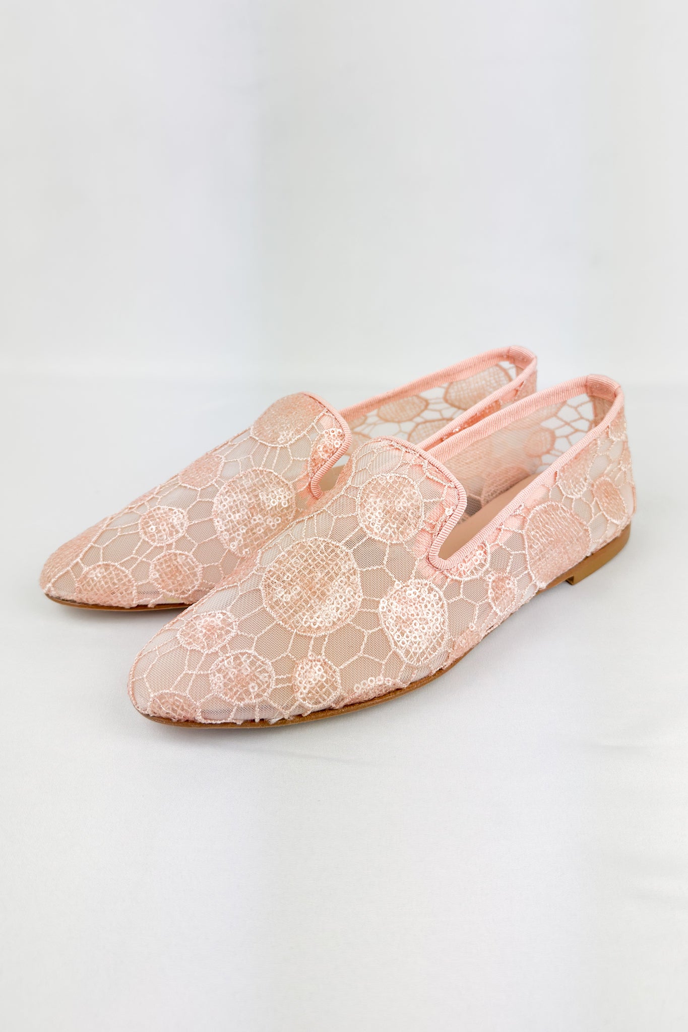 Ballerine in pizzo con paillettes BALLERINA