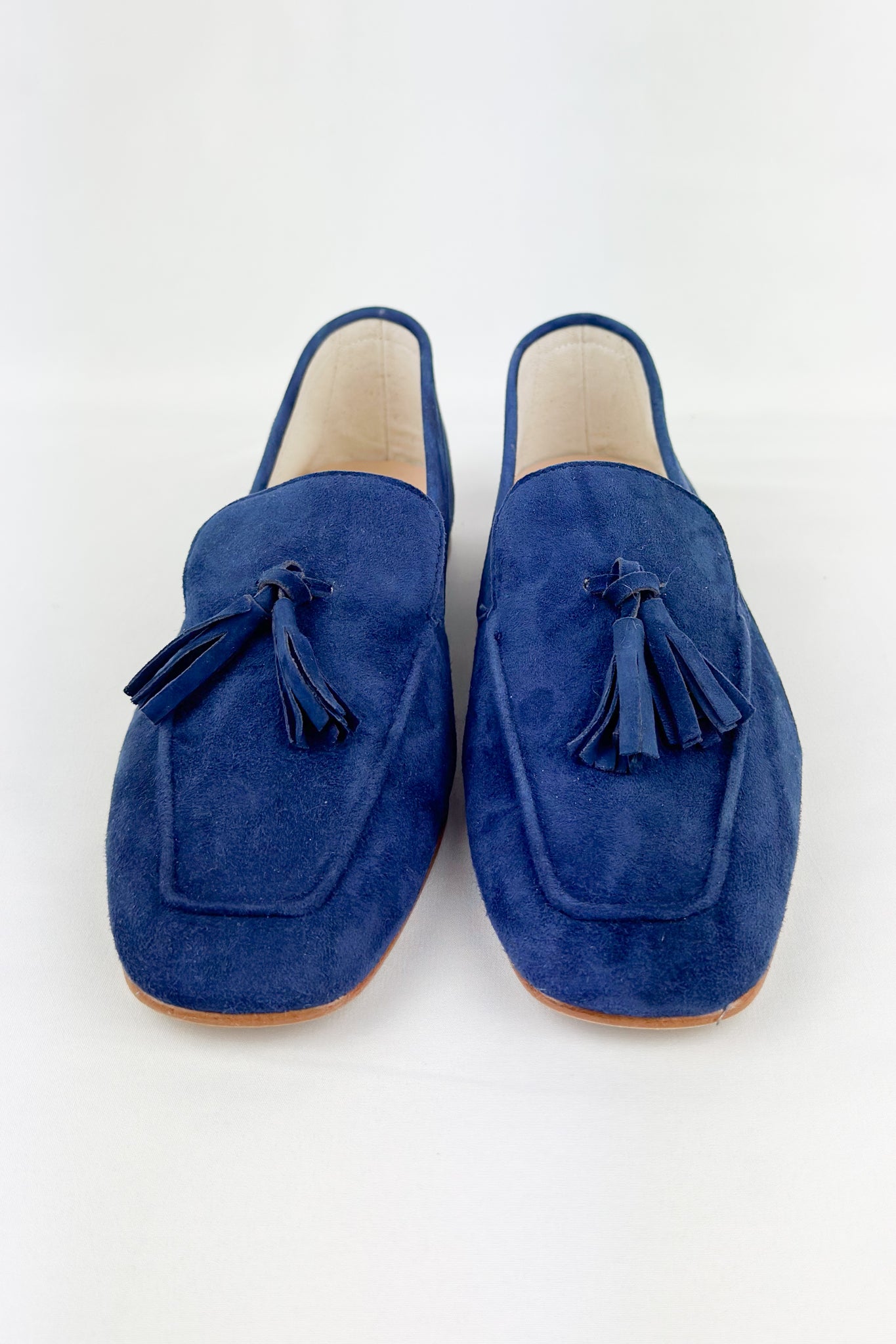Mocassino in suede con nappine BALLERINA