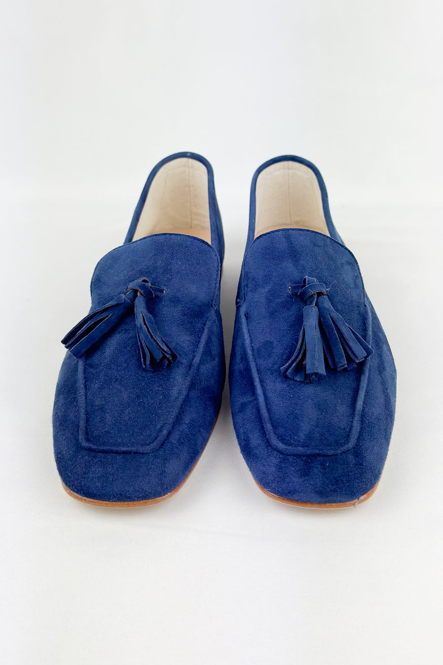 Mocassino in suede con nappine BALLERINA