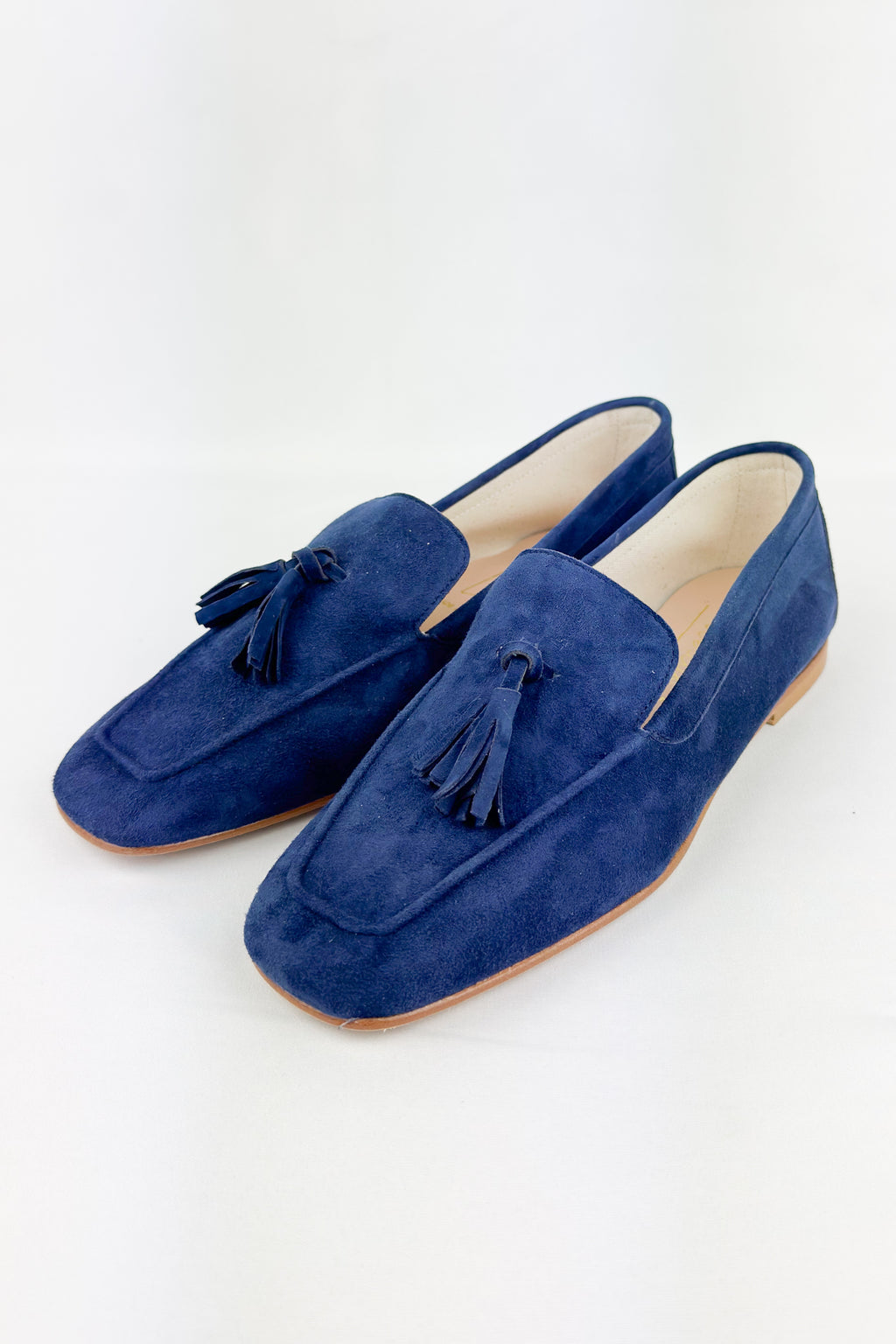 Mocassino in suede con nappine BALLERINA