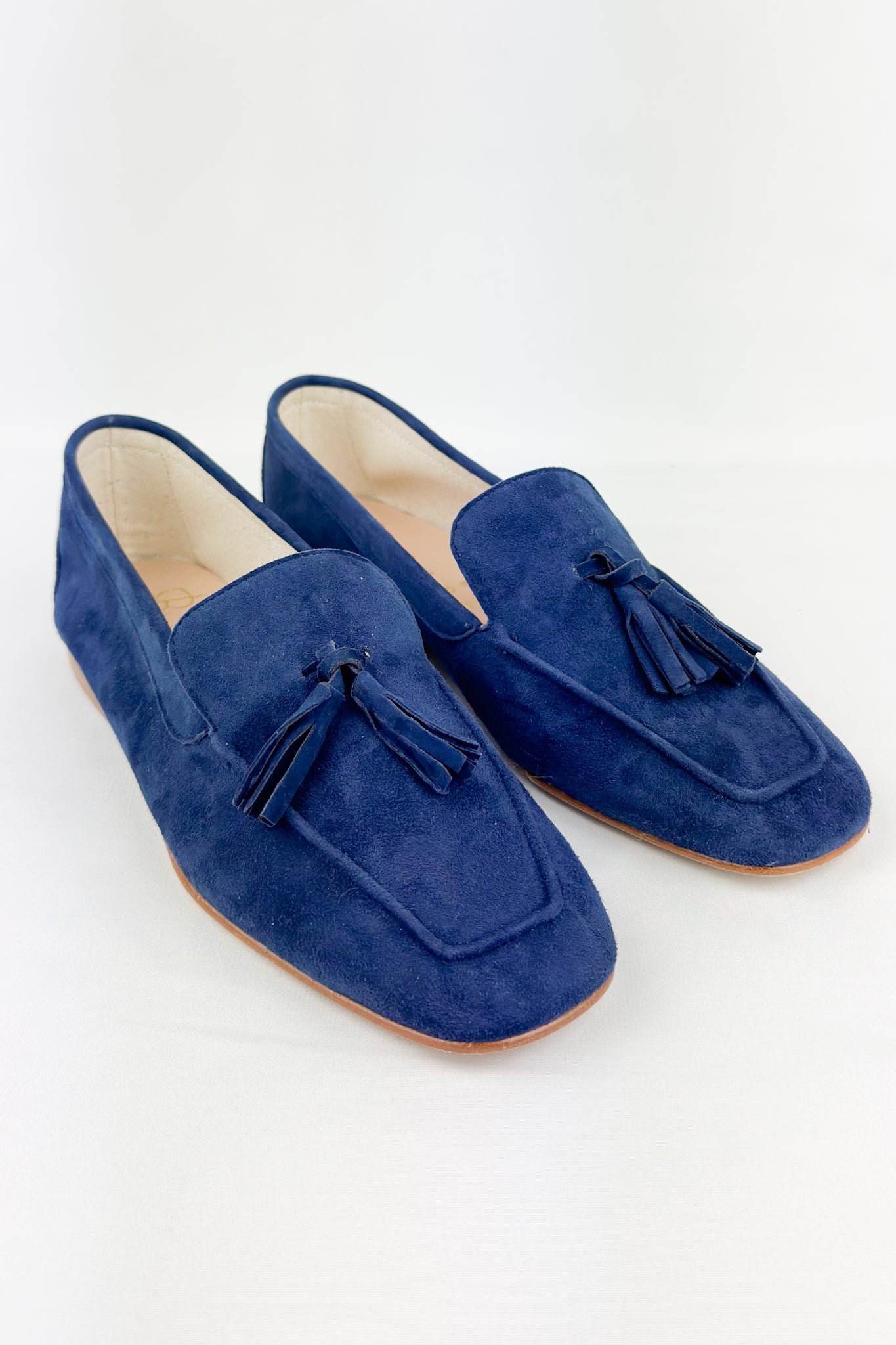 Mocassino in suede con nappine BALLERINA