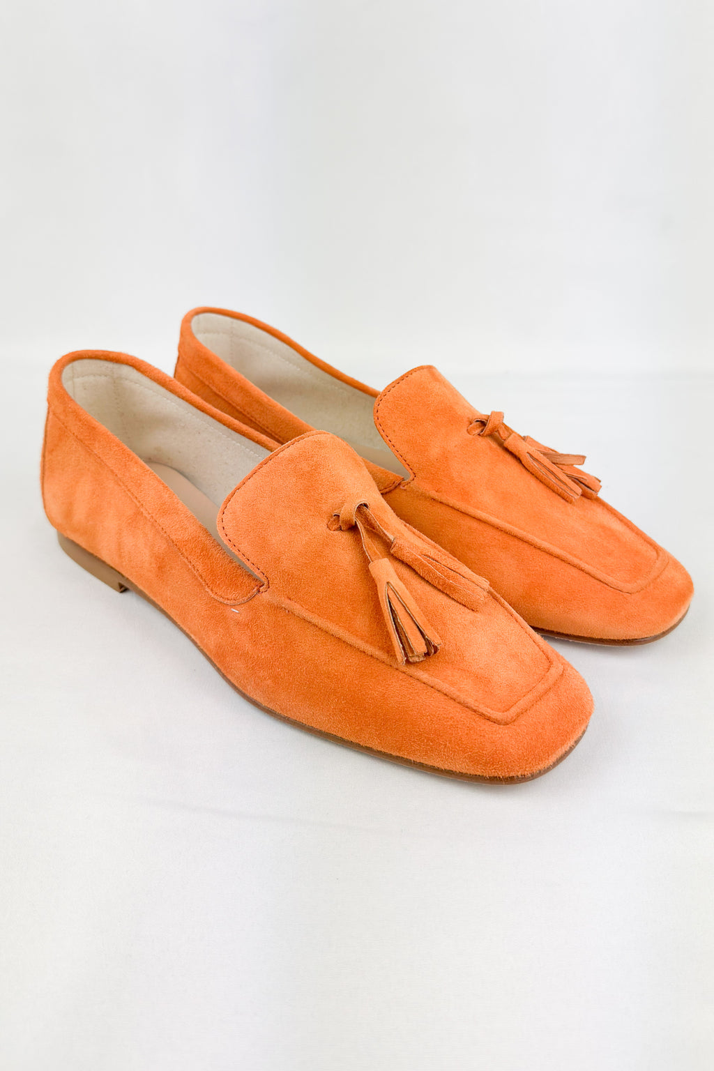 Mocassino in suede con nappine BALLERINA