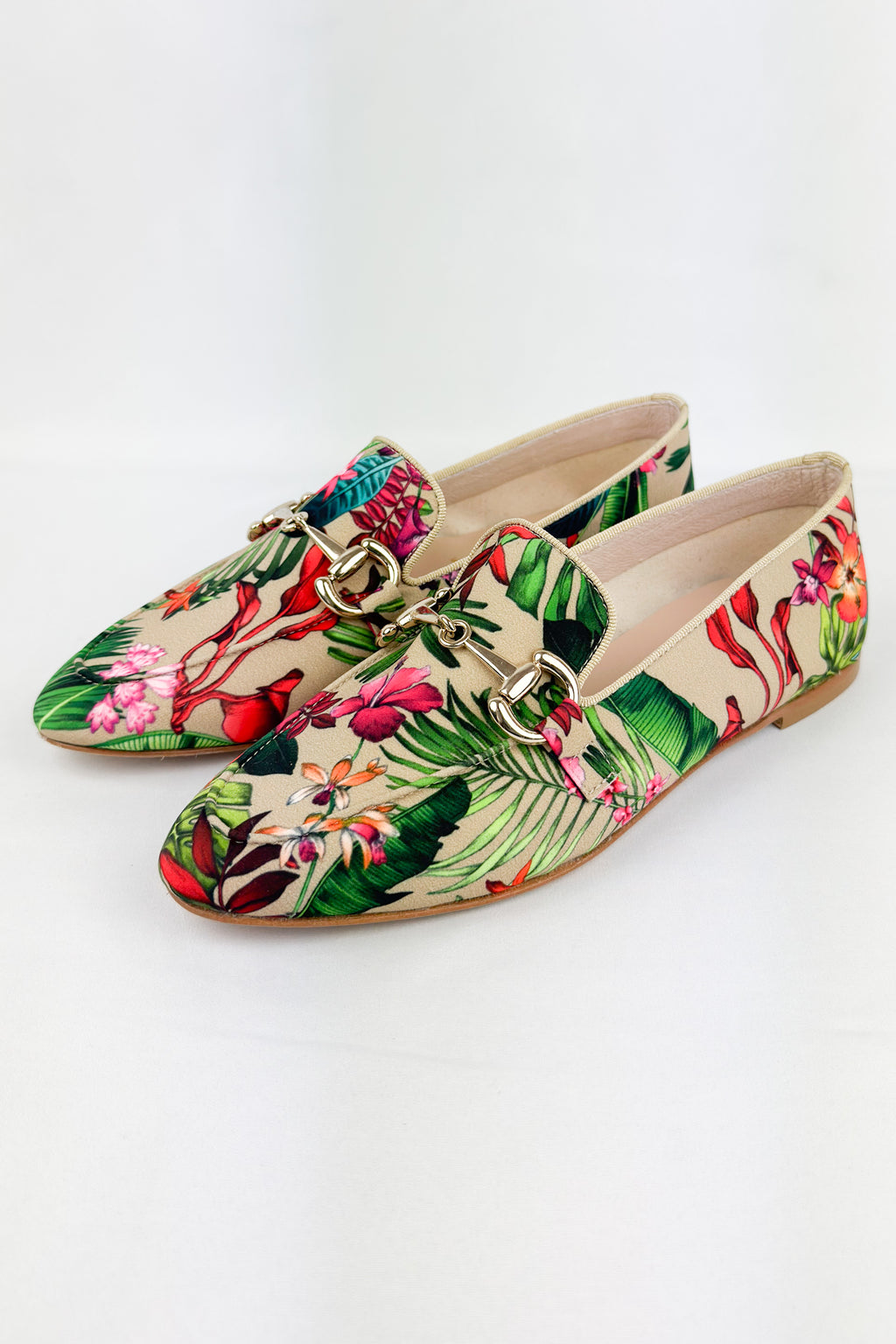 Mocassino con morsetto stampa "Rio" BALLERINA