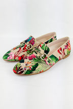 Mocassino con morsetto stampa "Rio" BALLERINA
