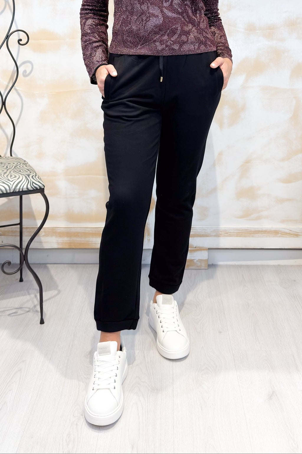 Pantalone jogging in felpa LIU JO