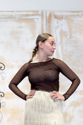 T-shirt in tulle girocollo KAOS