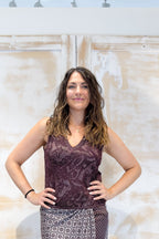 Top in maglia punto pizzo LIU JO
