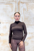 Maglia a lupetto in viscosa EMME