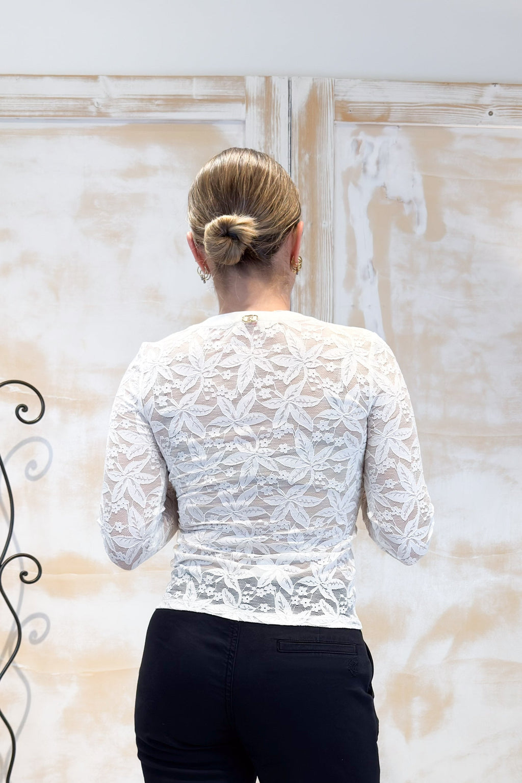 T-shirt in pizzo LIU JO