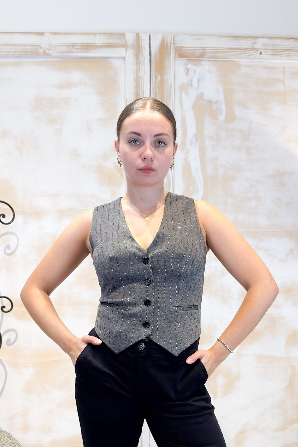Gilet gessato LIU JO