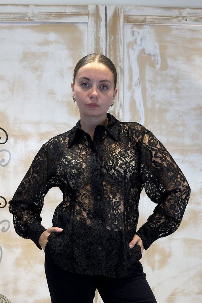 Camicia in pizzo KAOS