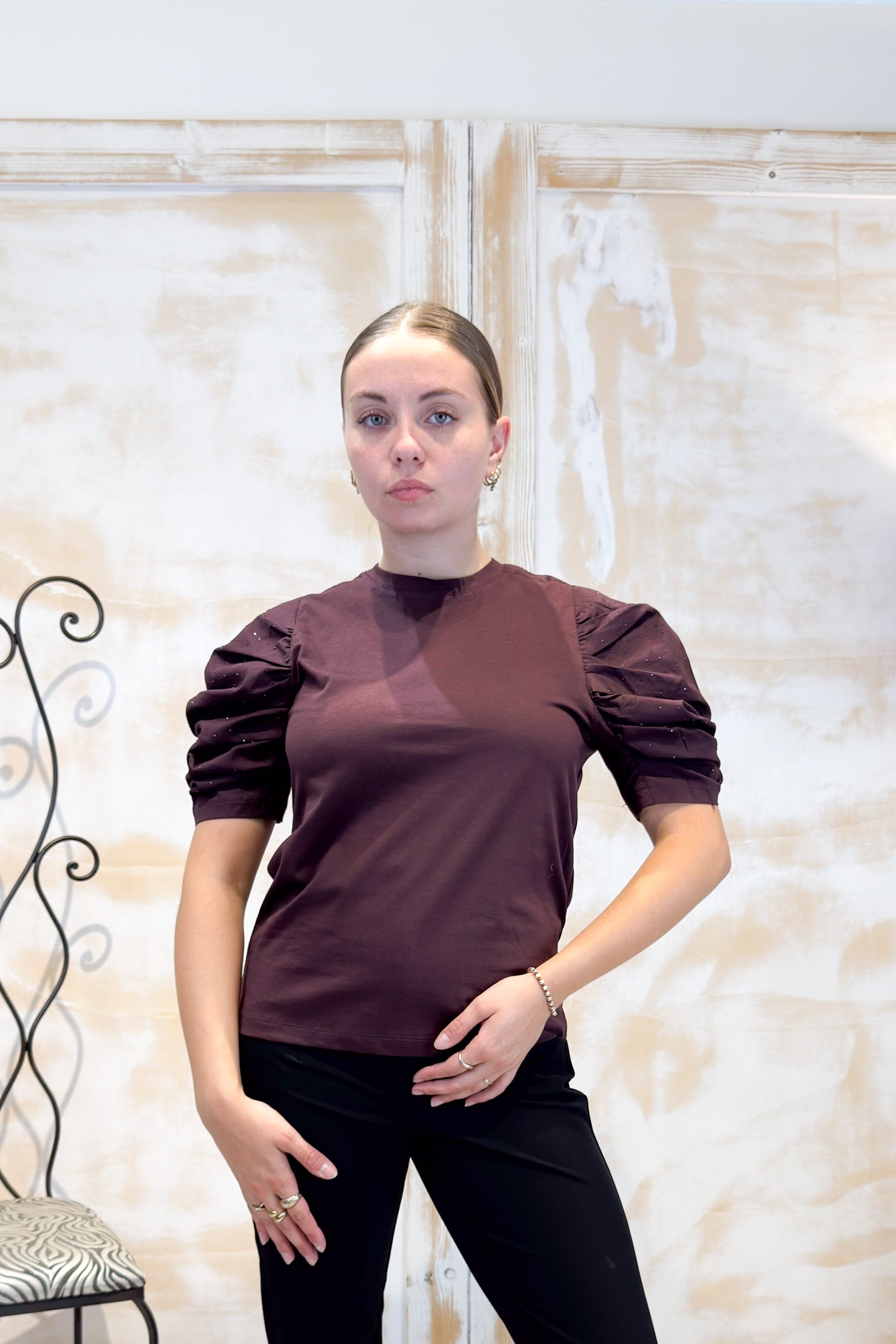 T-shirt bimateriale LIU JO