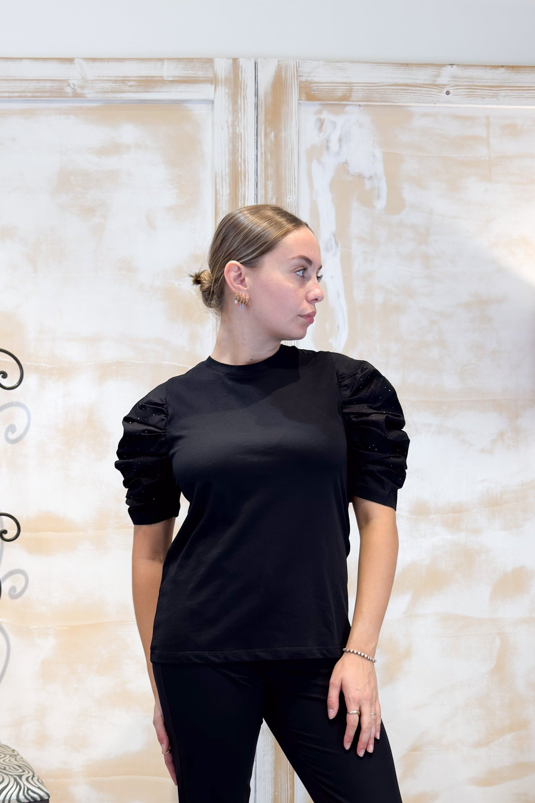 T-shirt bimateriale LIU JO