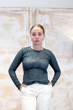 T-shirt in pizzo EMME