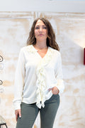 Camicia con rouche EMME